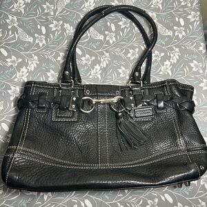Coach Leather Tote Bag